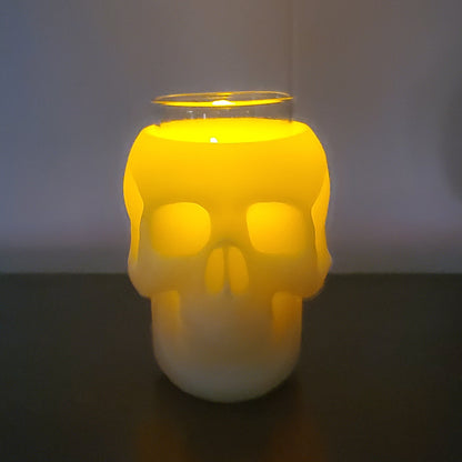 Beeswax Tealight Skull Candles - Erikas Crafts