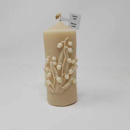 Lily Of The Valley Pillar Candles
