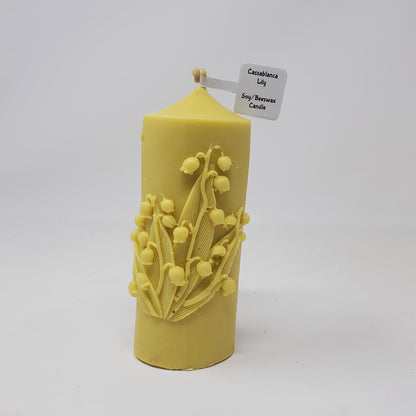 Lily Of The Valley Pillar Candles