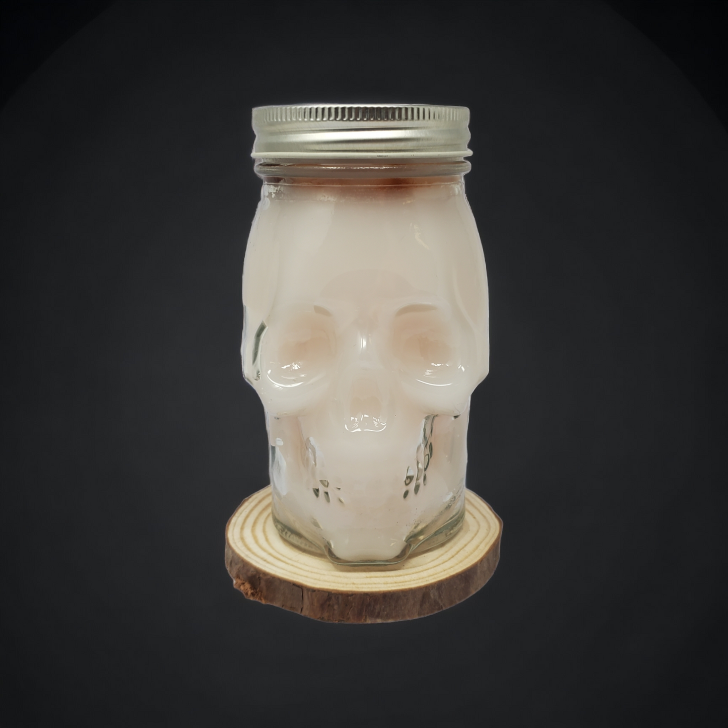 Skull Mason Jar Candles