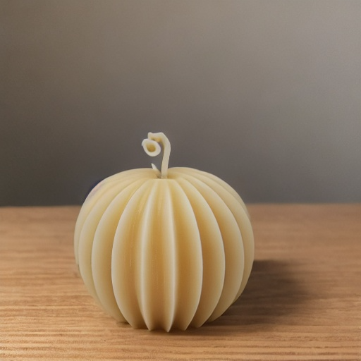 Ribbed Ball Candle